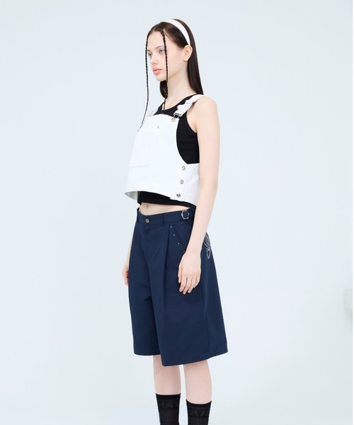 LUVISTRUE（ラヴイズトゥルー）の「RT SUSPENDER TOP（その他トップス・レディース・ブルー/ホワイト・FREE）」の9枚目の写真