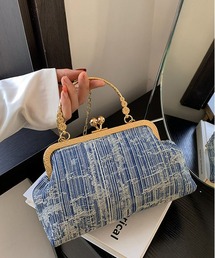 美品イタリア製 レザークラッチバッグ Hロゴ付き ネイビー ブラック 牛革 パイソン柄 レザークラッチバッグ 仕事用