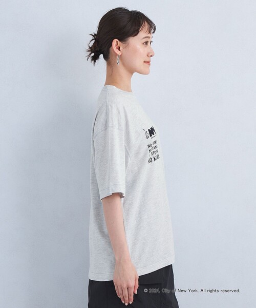 GOOD ROCK SPEED（グッドロックスピード）の「【別注】＜GOOD ROCK SPEED＞NYC ショートスリーブ Tシャツ ミディアムグレー（Tシャツ/カットソー・レディース・グレー・FREE）」の5枚目の写真