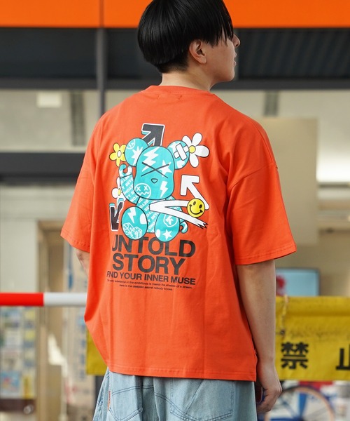 セール】【unisex】アソートグラフィック ヘビーウェイトTシャツ