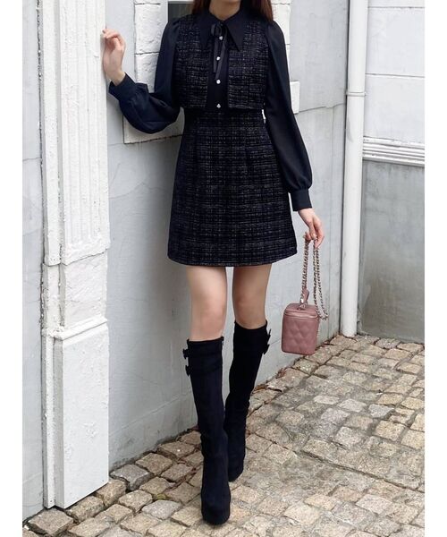 EATME（イートミー）の「セットアップライクワンピース（ワンピース・レディース・ブラック/オフホワイト/その他1・SMALL/MEDIUM）」の21枚目の写真