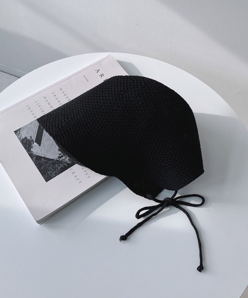 AS KNOW AS plus(アズノゥアズプラス)の「リボン付き ボンネットハット【ZOZOTOWN限定アイテム】(ハット・レディース・キャメル/アイボリー/ブラック・FREE)」の13枚目の写真