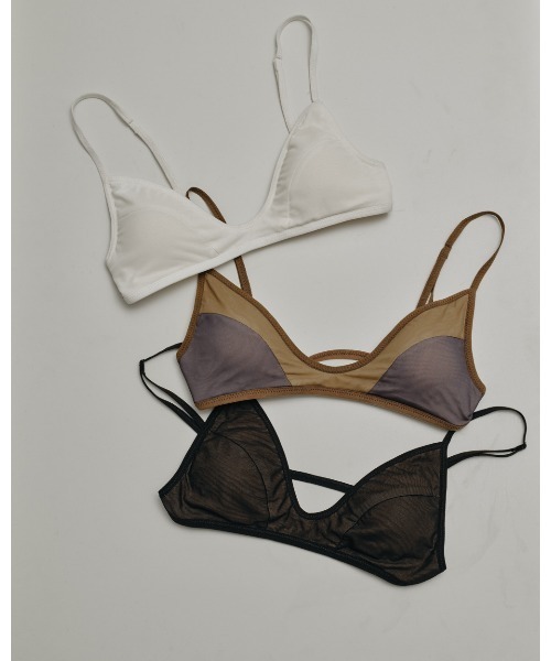 値下げ【新品未使用】Tulle Bratop ブラック Dott tulle bra | windsky