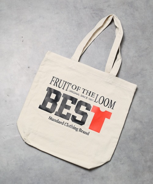 FRUIT OF THE LOOM(フルーツオブザルーム)の「★FRUIT OF THE LOOM★ FFGS SOUVENIR TOTE BAG(トートバッグ・レディース・ホワイト系その他/ホワイト系その他2/ホワイト系その他3・FREE)」の2枚目の写真