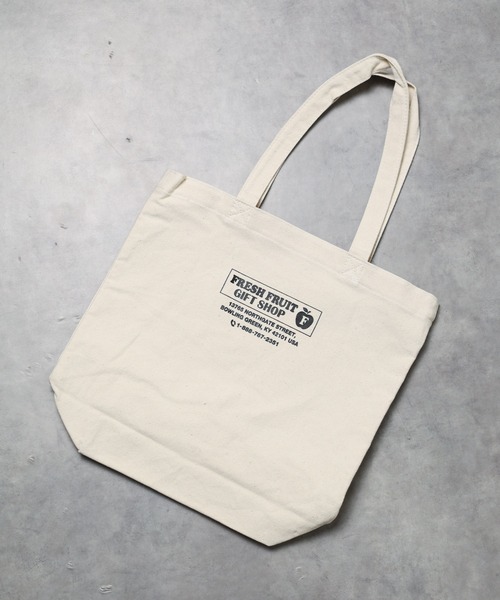FRUIT OF THE LOOM(フルーツオブザルーム)の「★FRUIT OF THE LOOM★ FFGS SOUVENIR TOTE BAG(トートバッグ・レディース・ホワイト系その他/ホワイト系その他2/ホワイト系その他3・FREE)」の4枚目の写真