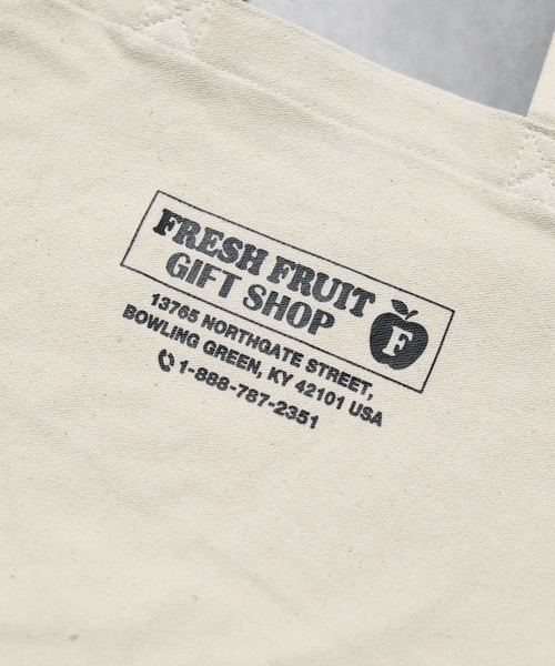 FRUIT OF THE LOOM(フルーツオブザルーム)の「★FRUIT OF THE LOOM★ FFGS SOUVENIR TOTE BAG(トートバッグ・レディース・ホワイト系その他/ホワイト系その他2/ホワイト系その他3・FREE)」の5枚目の写真