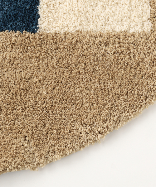 GEOMETRIC RUG ROUND 140 ジオメトリックラグ（ラグ/マット）｜journal