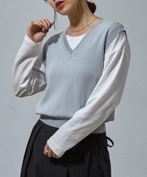 COLONY 2139 | Vネックニットベスト(ベスト)