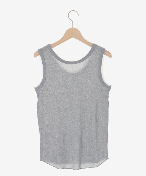 le.coeur blanc(ルクールブラン)の「ラメリブタンクトップ(Tシャツ/カットソー・レディース・ブラック/オフホワイト/グレー・38)」の10枚目の写真