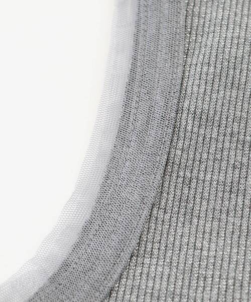le.coeur blanc / ルクールブラン ラメリブタンクトップ ラメリブタンクトップ（Tシャツ/カットソー）｜le.coeur blanc