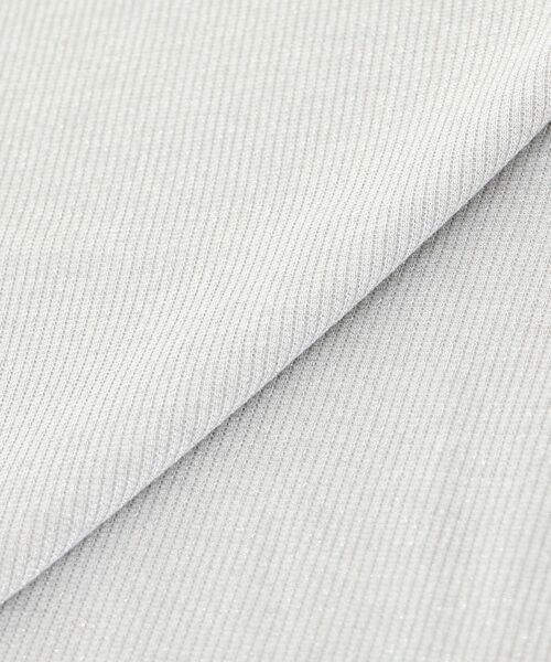 le.coeur blanc / ルクールブラン ラメリブタンクトップ ラメリブタンクトップ（Tシャツ/カットソー）｜le.coeur blanc