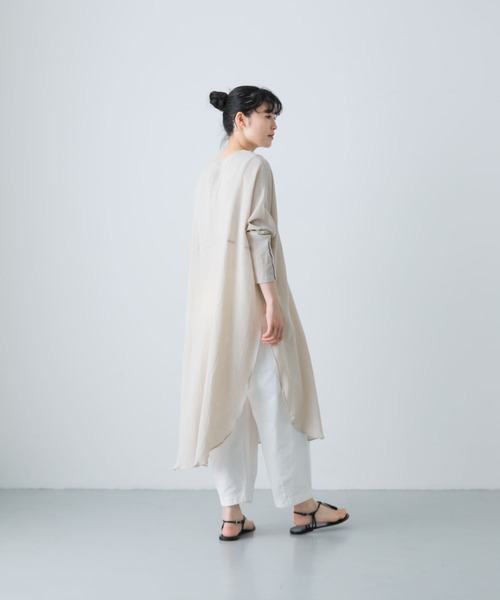 かぐれ（カグレ）の「ガーゼロングチュニック（チュニック