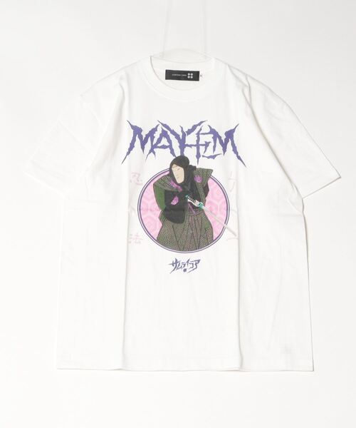 SAMURAI CORE(サムライコア)の「【SAMURAI CORE x MAYHEM】Graphic Design T(Tシャツ/カットソー・メンズ・ホワイト/ブラック・LARGE/MEDIUM)」の1枚目の写真