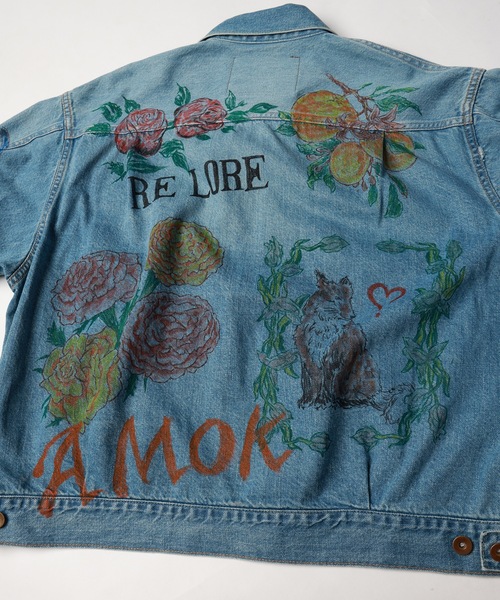 HAND-PAINT DENIM JACKET（デニムジャケット）｜amok（アモク）の
