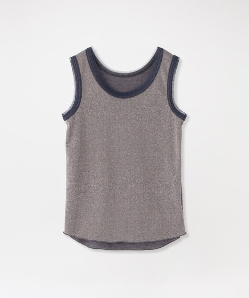 LOVELESS（ラブレス）の「ラメリブタンクトップ（タンクトップ・レディース・ライトグレー/ブラック/グレー系その他/レッド系その他3/ブルー系その他7・36）」の4枚目の写真