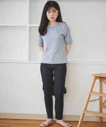 【150㎝前後の小柄さんサイズ】カットオフスキニーデニム