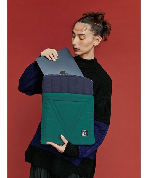 UN3D.（アンスリード）の「QUILTING PC BAG / キルティングPCバッグ