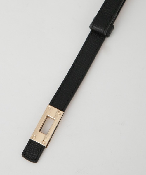 NANO universe（ナノユニバース）の「ターンロックベルト（ベルト・レディース・ブラック/ブラウン・FREE）」の5枚目の写真