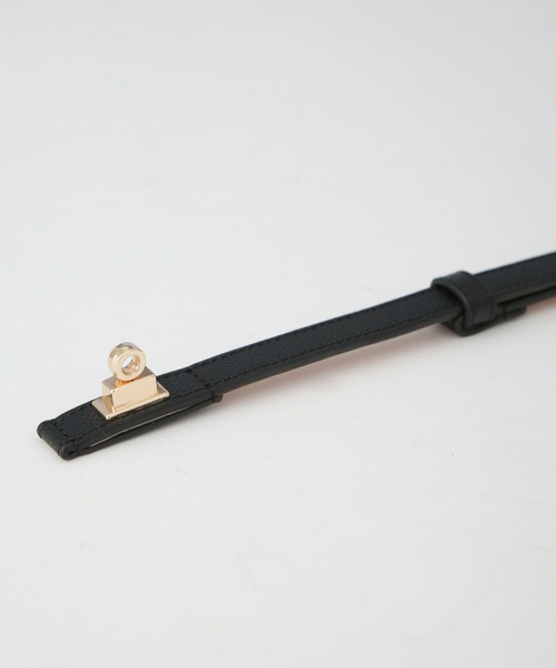 NANO universe（ナノユニバース）の「ターンロックベルト（ベルト・レディース・ブラック/ブラウン・FREE）」の4枚目の写真