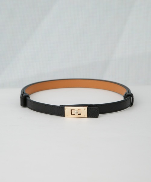 NANO universe（ナノユニバース）の「ターンロックベルト（ベルト・レディース・ブラック/ブラウン・FREE）」の7枚目の写真