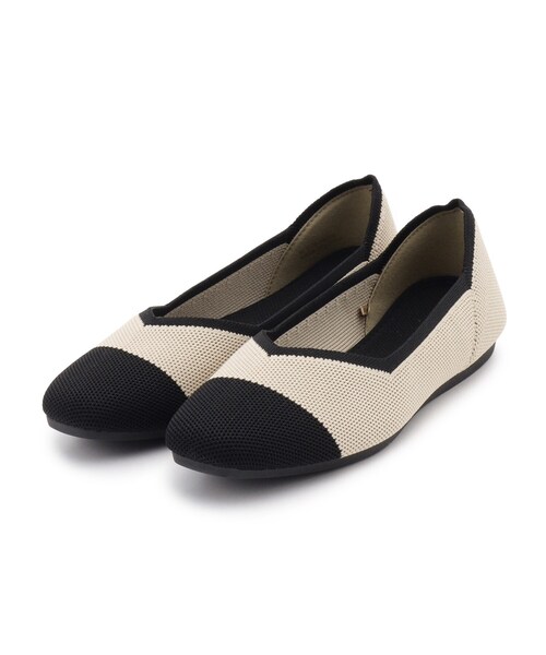 SHOO・LA・RUE（シューラルー）の「◆【高レビュー/24AW】デイリーにもお仕事にも 洗えてサラサラ　ニットパンプス（パンプス・レディース・アイボリー系/シルバー系その他2/ダークブラウン系・25/35/45）」の5枚目の写真