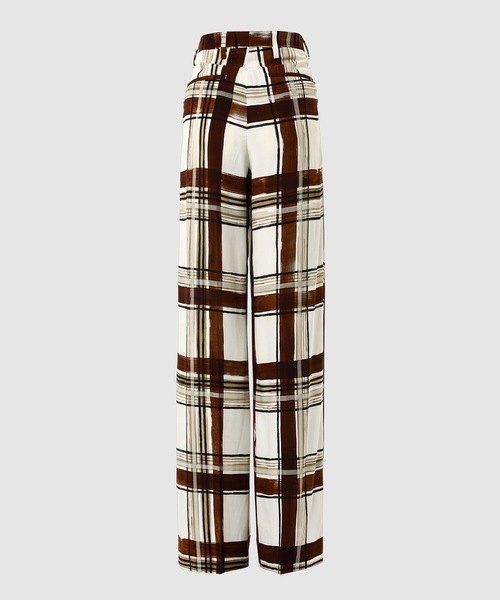 25SS Dries Van Noten グレー リネン ストレートパンツ DRIES VAN