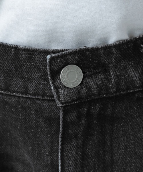 BAYFLOW（ベイフロー）の「[セットアップ可]テーパードデニムパンツ（デニムパンツ・メンズ・ライトブルー/ブラック・MEDIUM/LARGE）」の13枚目の写真