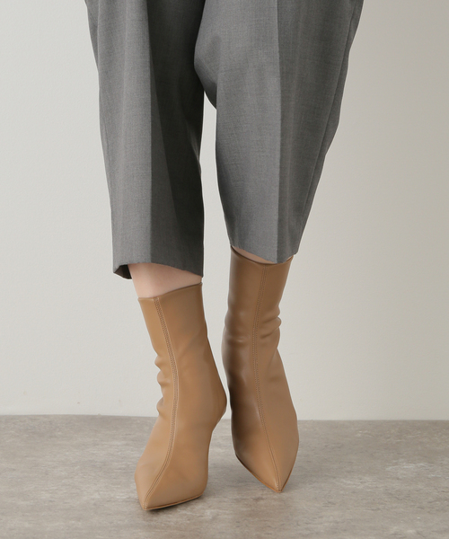 Pippichic（ピッピシック）の「PIPPICHIC/ピッピシック ストレッチショートブーツ（ブーツ・レディース・ベージュ・37.5/36.5/35.5）」の13枚目の写真