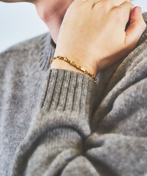 417 EDIFICE（フォーワンセブンエディフィス）の「Shaggy Dog クルーネックニット（ニット/セーター・メンズ・ホワイト/ベージュ/レッド/ブルー/グリーン/ブルー系その他/チャコールグレー・MEDIUM/LARGE/X-LARGE）」の14枚目の写真