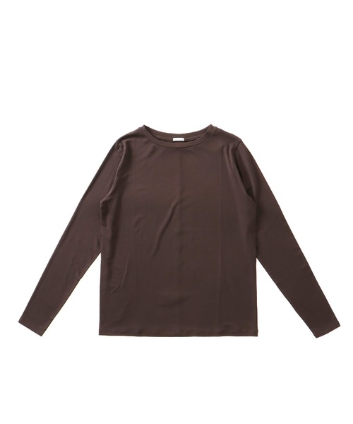 DRESSLAVE(ドレスレイブ)の「thick feel rib long sleeve tee(シックフィールリブロングスリーブTシャツ)(Tシャツ/カットソー・レディース・ブラウン/グレー/レッド・38)」の2枚目の写真