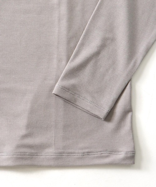 セール】thick feel rib long sleeve tee(シックフィールリブ