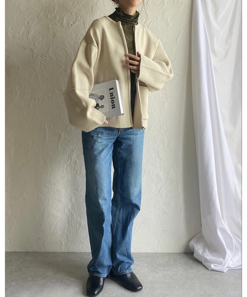 セール】メロウフリルハイネック長袖グリッターラメトップス