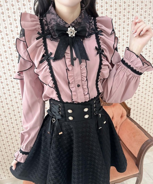 ROJITA（ロジータ）の「プチリボンブラウス（シャツ/ブラウス・レディース・ピンク/ホワイト/ブラック・FREE）」の12枚目の写真