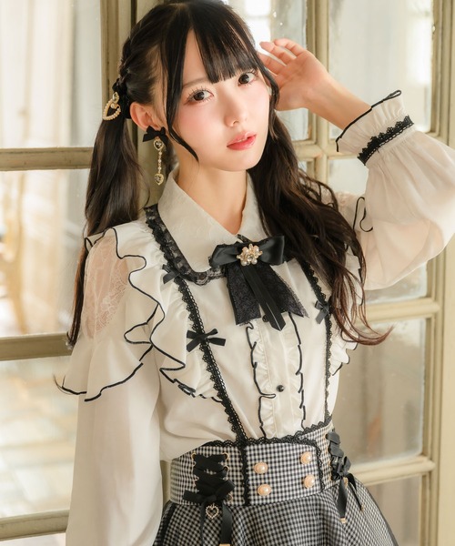 希少✨プリーツプリーズ 蝶々 バタフライ 長袖シャツ ブラウス カーディガン 楽天市場】ちょうちょ ブラウス 半袖 シャツ 五分袖 トップス