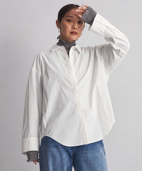 今期購入◎新品未使用♪green label relaxingシャツ☆重ねて冬も green label relaxing（グリーンレーベルリラクシング）の