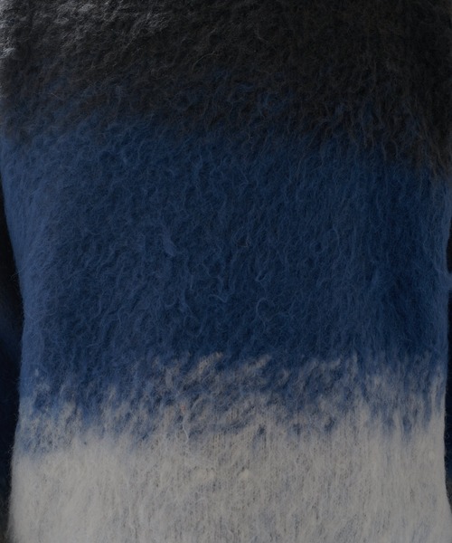 Lui's(ルイス)の「シャーギー3トーンニット(ニット/セーター・メンズ・ブラック/グレー・FREE)」の11枚目の写真