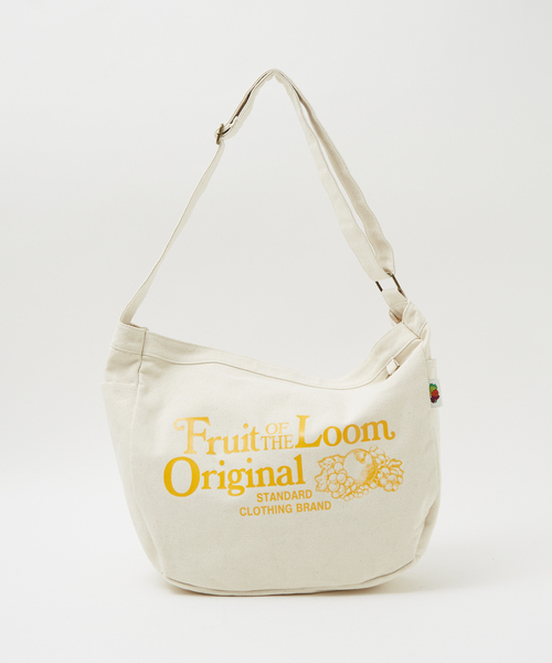FRUIT OF THE LOOM（フルーツオブザルーム）の「【FRUIT OF THE LOOM/フルーツオブザルーム 】FTL NEWSPAPER BAG /ニュースペーパーバッグ/ユニセックス（ショルダーバッグ・メンズ・ブラック/サックスブルー/レッド/ベージュ/イエロー・フリー）」の14枚目の写真