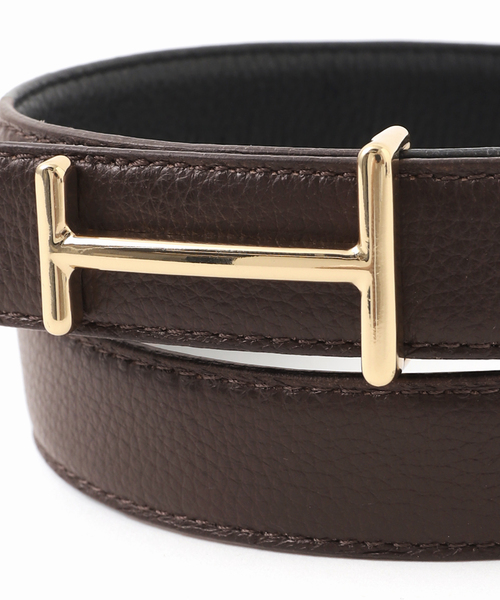 アトリエアンボワーズ　リバーシブルベルト ブラウン/ブラック ATELIER AMBOISE/アトリエ アンボワーズ リバーシブルベルト