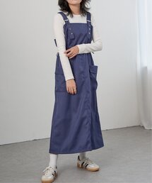 VENCEEXCHANGE | ツイルカーゴジャンスカ(ジャンパースカート)