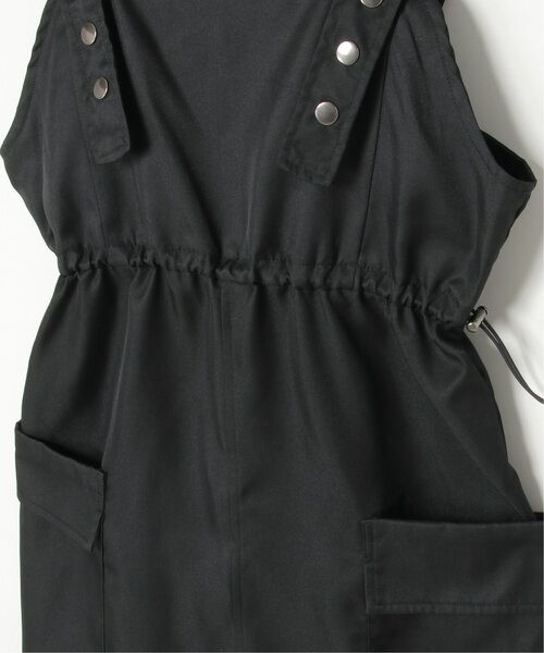 VENCEEXCHANGE（ヴァンスエクスチェンジ）の「ツイルカーゴジャンスカ（ジャンパースカート・レディース・ブルー/ブラック・FREE）」の6枚目の写真