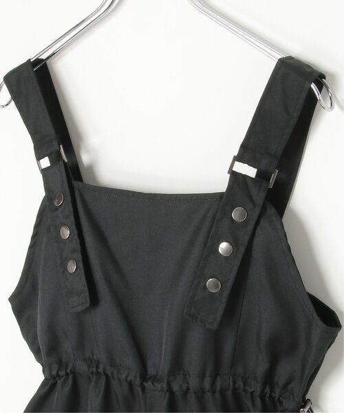 VENCEEXCHANGE（ヴァンスエクスチェンジ）の「ツイルカーゴジャンスカ（ジャンパースカート・レディース・ブルー/ブラック・FREE）」の8枚目の写真