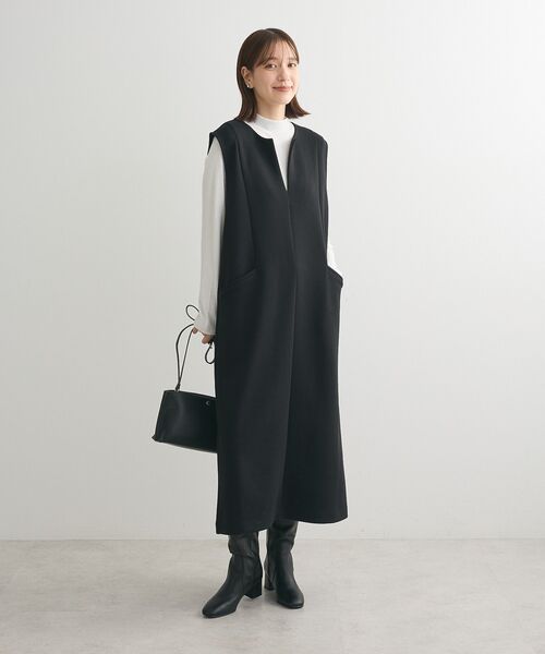 Green　Parks（グリーンパークス）の「Soft Cushion ダンボールジャンスカ（ワンピース・レディース・グレー系その他2/ブルー/ブラック・FREE）」の5枚目の写真