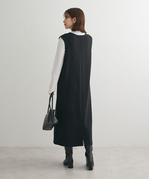 Green　Parks（グリーンパークス）の「Soft Cushion ダンボールジャンスカ（ワンピース・レディース・グレー系その他2/ブルー/ブラック・FREE）」の7枚目の写真