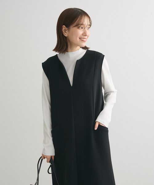 Green　Parks（グリーンパークス）の「Soft Cushion ダンボールジャンスカ（ワンピース・レディース・グレー系その他2/ブルー/ブラック・FREE）」の9枚目の写真