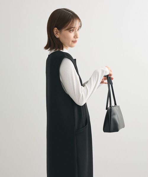 Green　Parks（グリーンパークス）の「Soft Cushion ダンボールジャンスカ（ワンピース・レディース・グレー系その他2/ブルー/ブラック・FREE）」の10枚目の写真