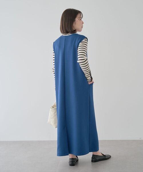 Green　Parks（グリーンパークス）の「Soft Cushion ダンボールジャンスカ（ワンピース・レディース・グレー系その他2/ブルー/ブラック・FREE）」の21枚目の写真