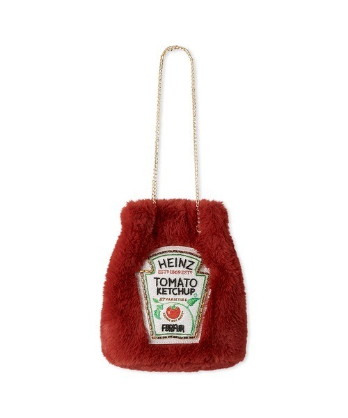 HEIHEI バッグ　ファーバッグ　清水 ショルダーバッグ FURFUR（ファーファー）の「【HEINZコラボ】エコファーショルダー