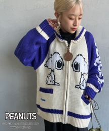 SEQUENZ（シークエンズ）の「【WEB限定】[SEQUENZ/シークエンズ] SNOOPY ワイドシルエットカウチンニット（ニット/セーター）」