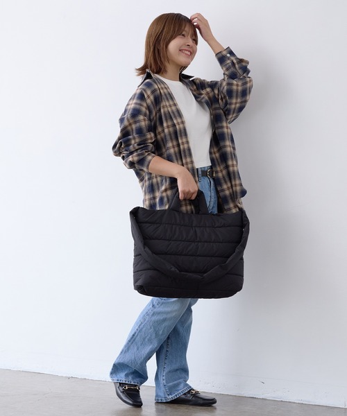 完売品 ジュンヤマン ナイロンダブルリップキルティング トートバッグ