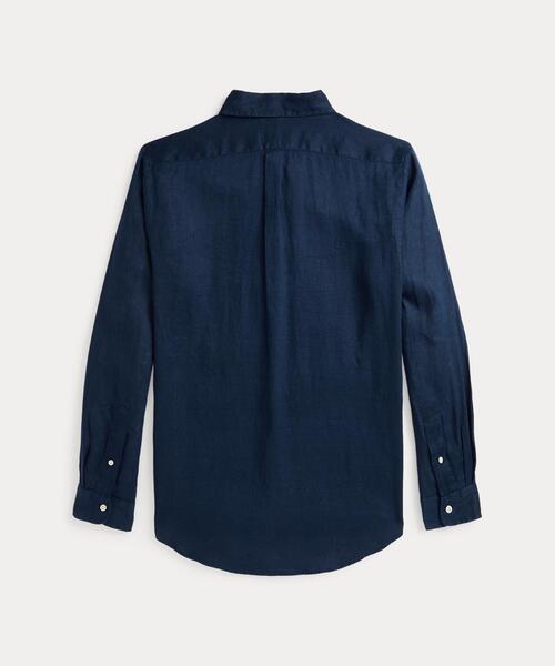 POLO RALPH LAUREN（ポロ ラルフ ローレン）の「クラシック フィット リネン シャツ（シャツ/ブラウス・メンズ・ネイビー系1・L/M/S/XL/XS/XXL）」の5枚目の写真